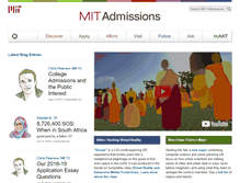 Tablet Screenshot of mitadmissions.org